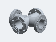 CF 2.75″ 4-way cross