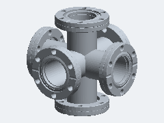 CF 2.75″ 6-way cross