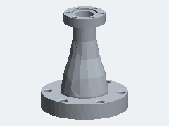 CF 2.75″ to CF 1.33″ reducer