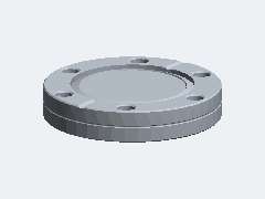 CF 2.75″ blank flange