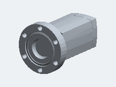 CF 2.75″ vacuum gauge (P1012233) 3D model