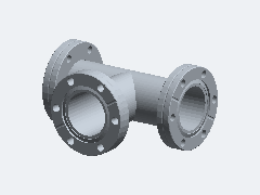 CF 2.75″ tee (T-0275) 3D model